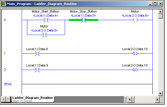 CLX Ladder Diagram